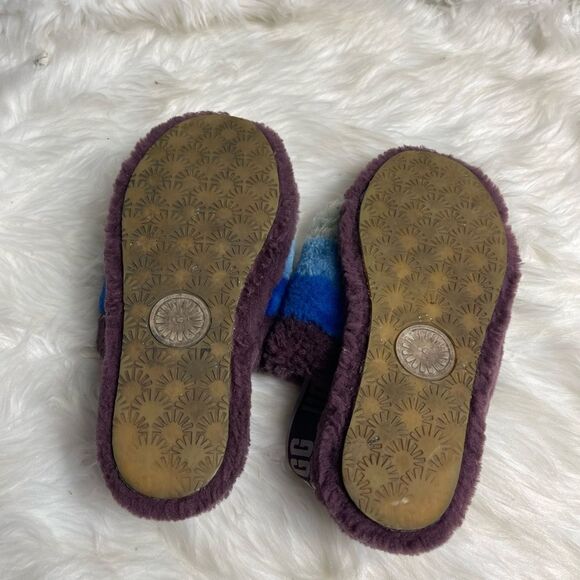 Ugg Australia Fluff Yeah Slide Purple three shades of blue Size8 - Picture 6 of 10